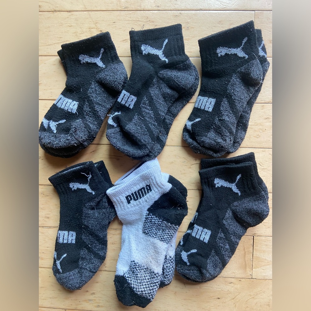 PUMA Kids Socks – Size Medium (Lightly Used)